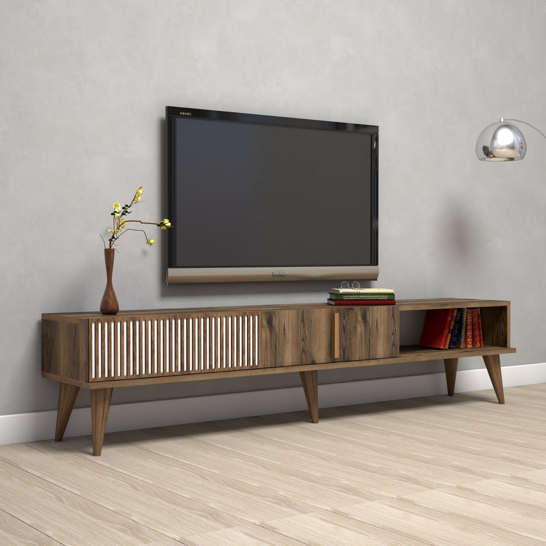 TV szekrény Milan - Walnut-Vashome.sk