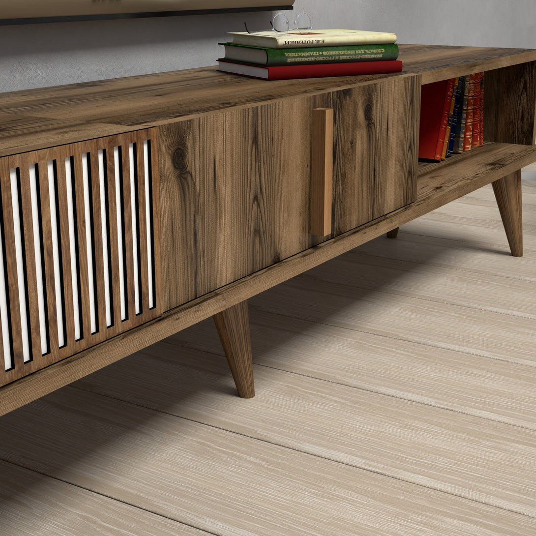 TV szekrény Milan - Walnut-Vashome.sk