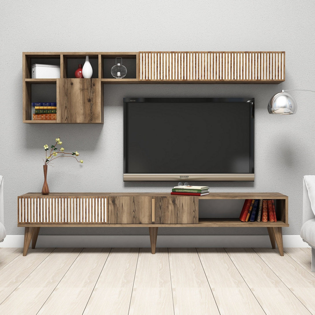 TV szekrény Milan - Walnut-Vashome.sk