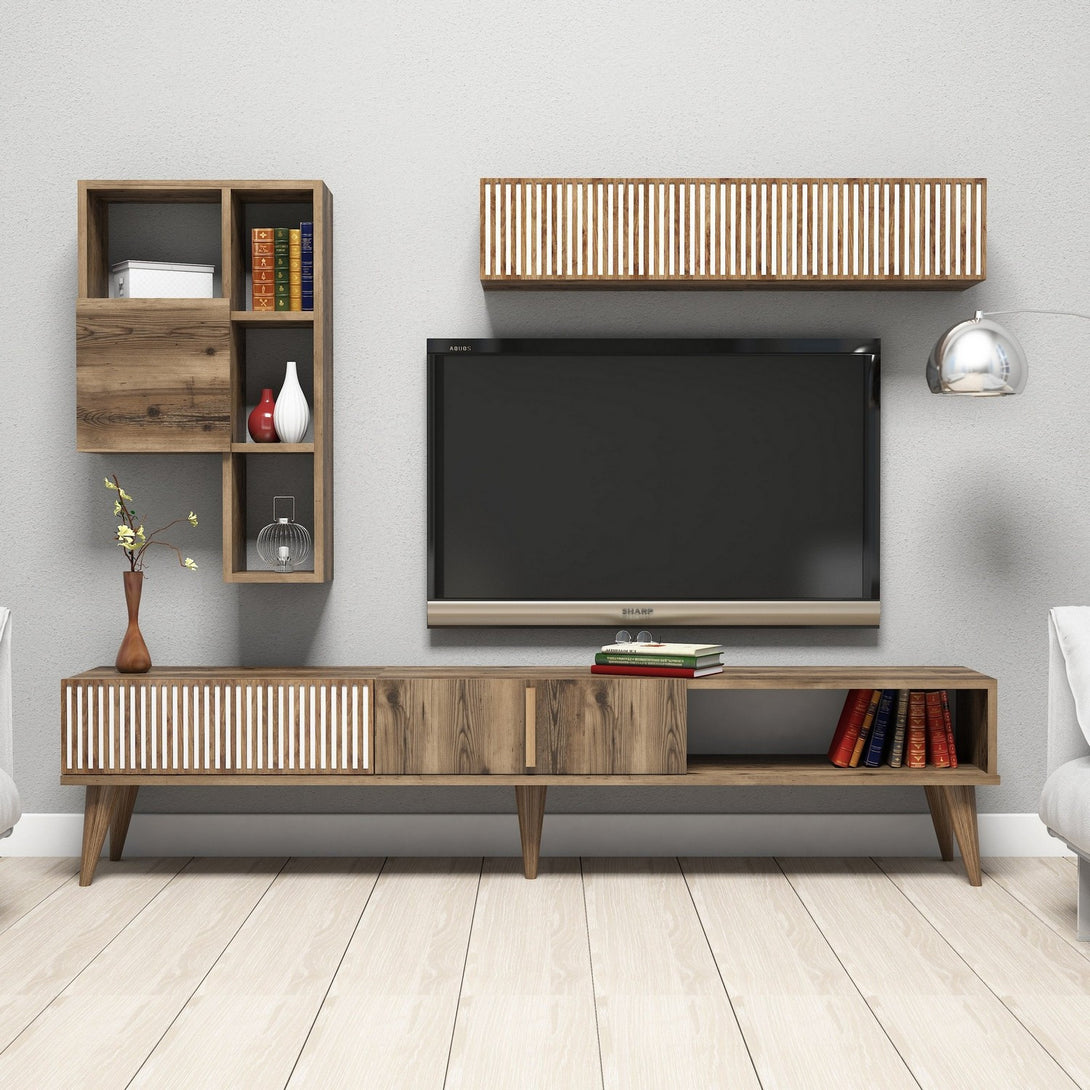 TV szekrény Milan - Walnut-Vashome.sk