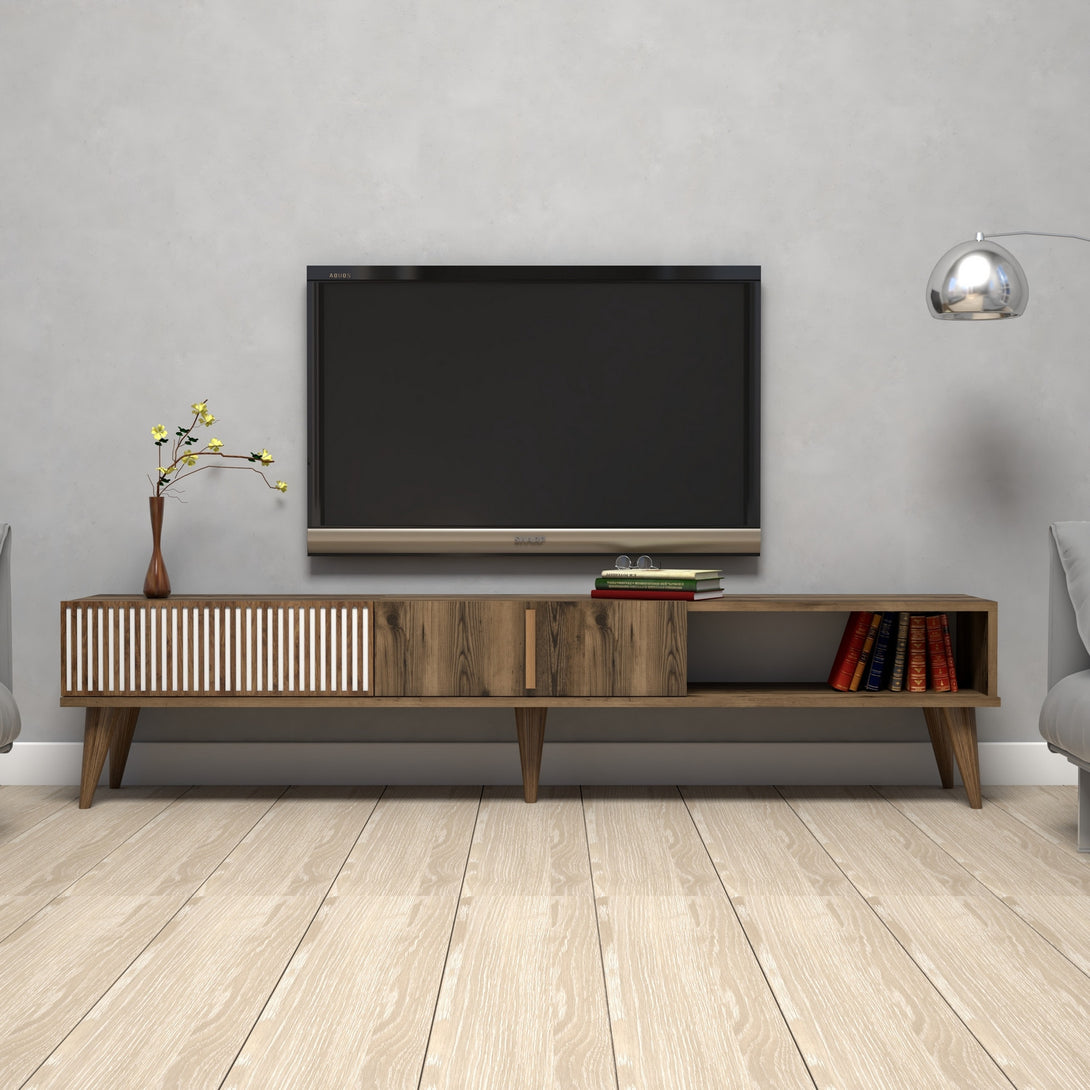 TV szekrény Milan - Walnut-Vashome.sk