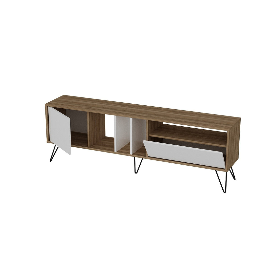 TV szekrény Mistico (180) - Walnut, White-Vashome.sk