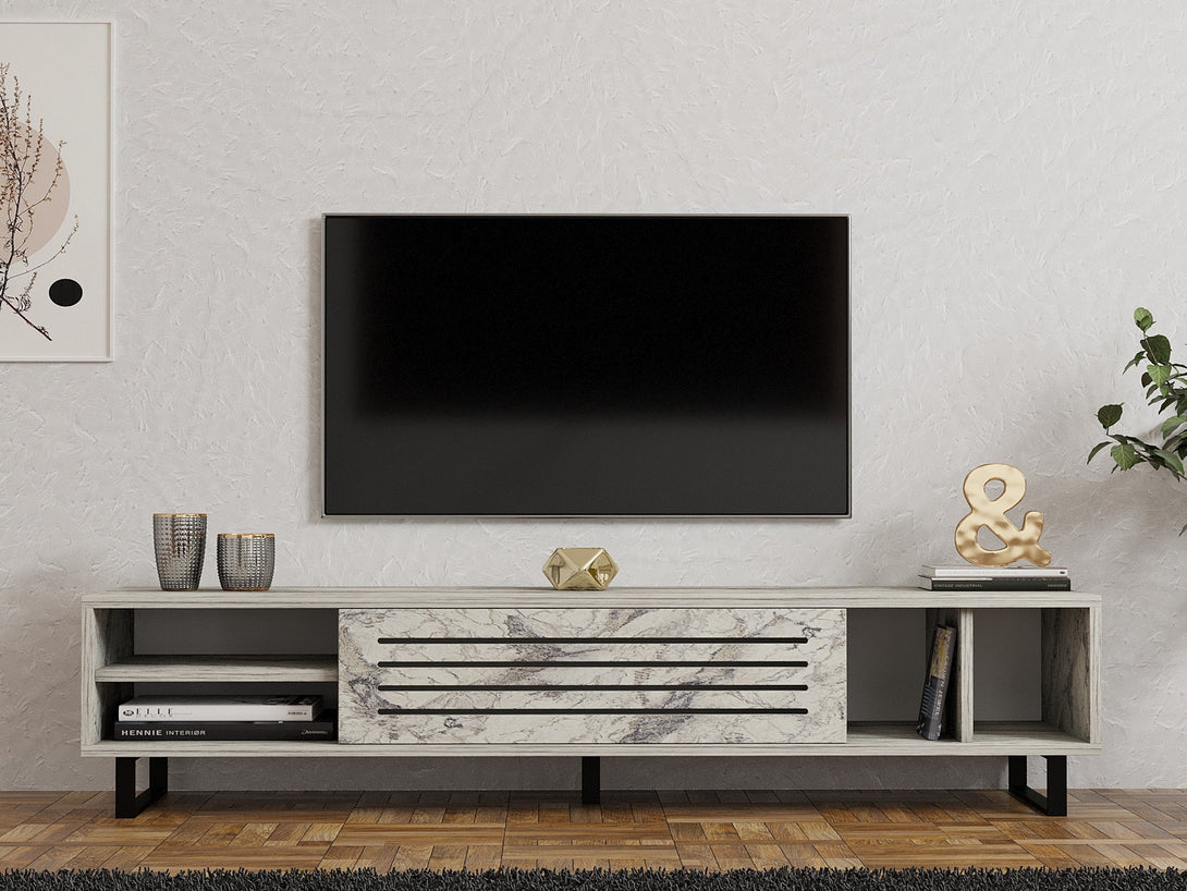 TV szekrény Safir - Freesia, Marble-Vashome.sk