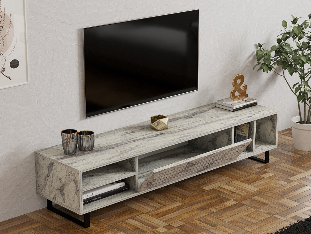 TV szekrény Safir - Freesia, Marble-Vashome.sk