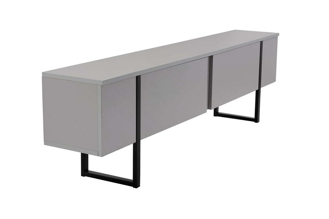 TV szekrény Serenity - Grey, Black-Vashome.sk