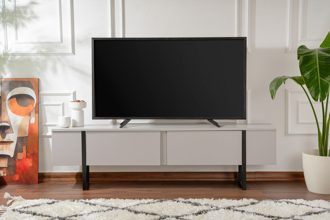 TV szekrény Serenity - Grey, Black-Vashome.sk