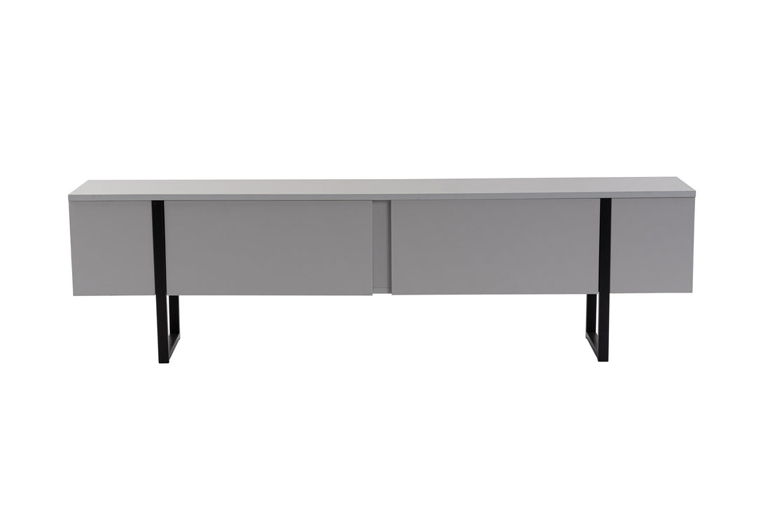 TV szekrény Serenity - Grey, Black-Vashome.sk