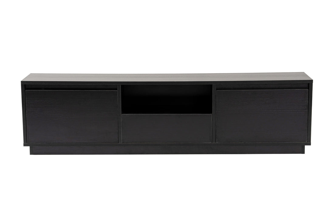 TV szekrény Vanguard - Wood Black-Vashome.sk
