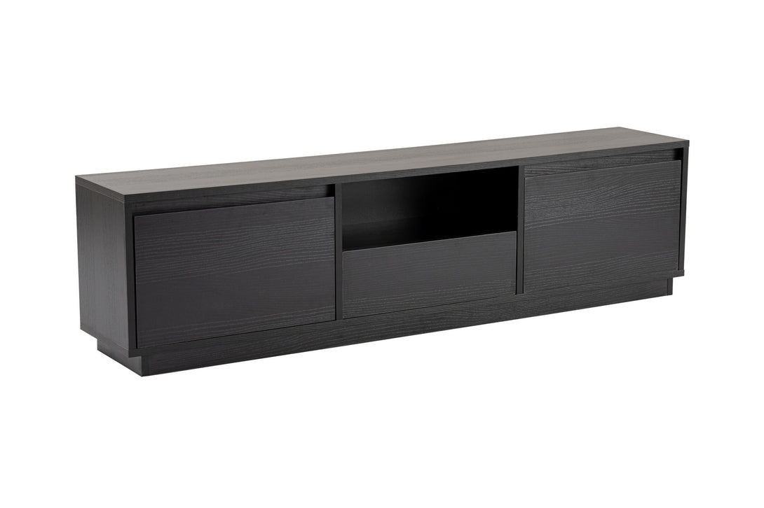 TV szekrény Vanguard - Wood Black-Vashome.sk