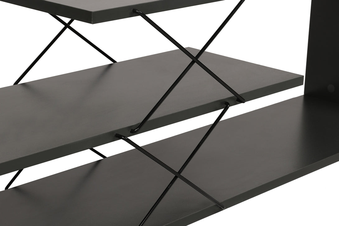 TV szekrény Zigzag - Anthracite-Vashome.sk