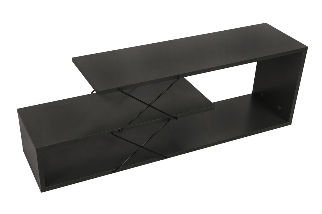 TV szekrény Zigzag - Anthracite-Vashome.sk