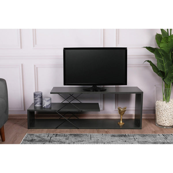 TV szekrény Zigzag - Anthracite-Vashome.sk
