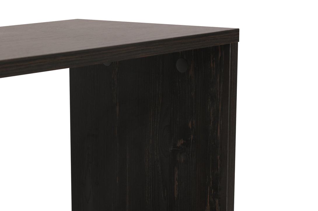 TV szekrény Zigzag - Dark Brown-Vashome.sk