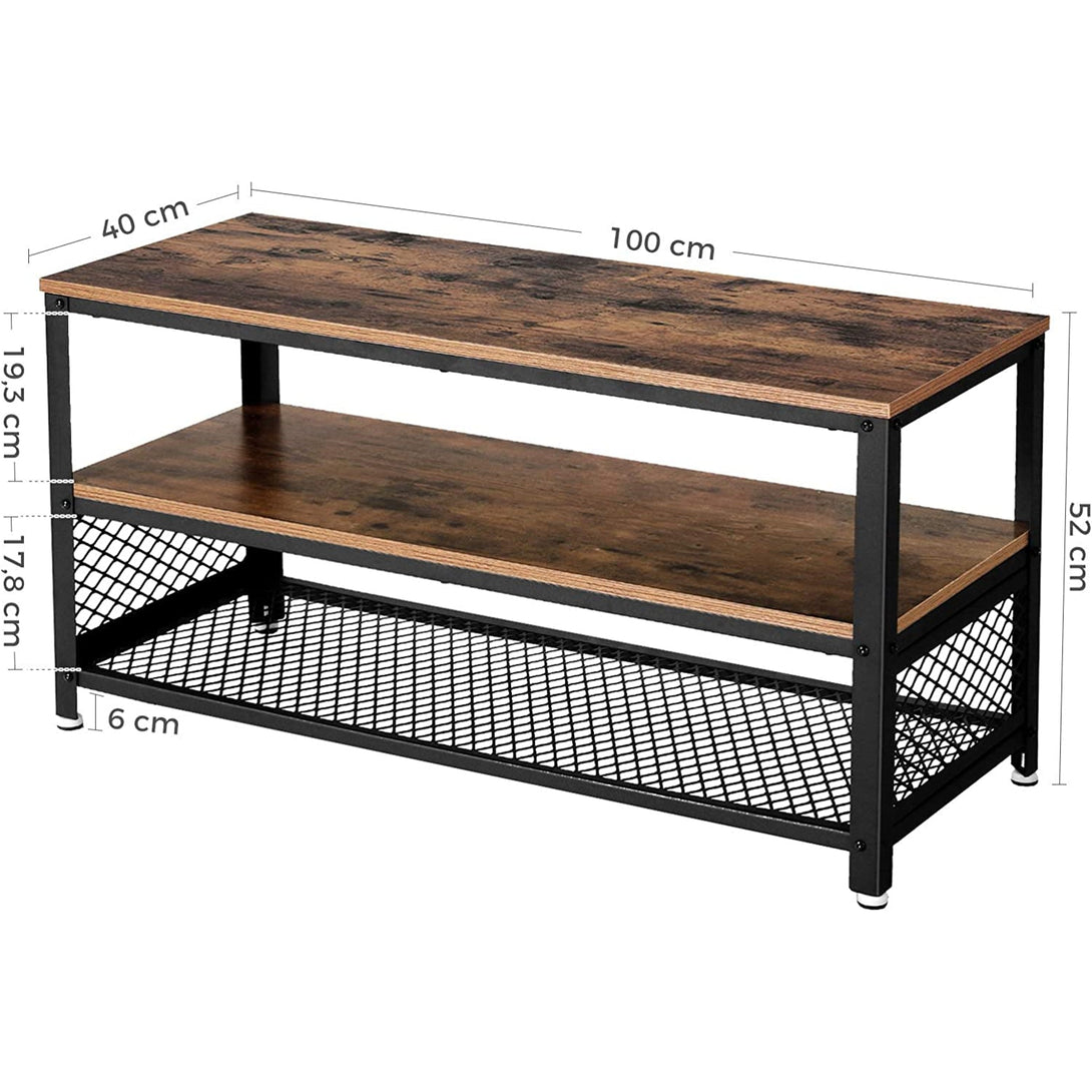 TV stolík pre až 43 palcové televízory, 100 x 40 x 52 cm-Vashome.sk