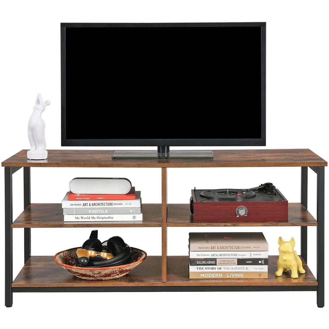 TV stolík, konzolový stolík so 4 policami 110 x 40 x 50 cm-Vashome.sk