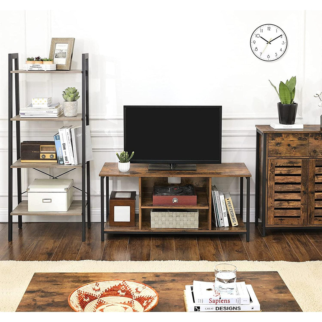 TV skrinka s otvoreným úložným priestorom, TV konzolová skrinka s policou 110 x 40 x 50 cm-Vashome.sk