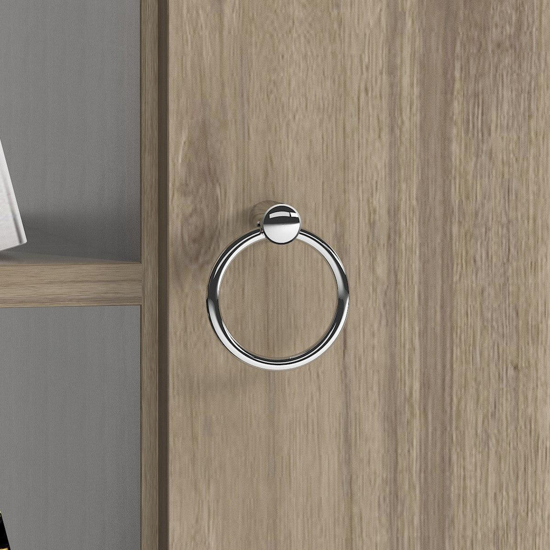 Tároló szekrény Lagomood Ruby - Walnut, Anthracite-Vashome.sk