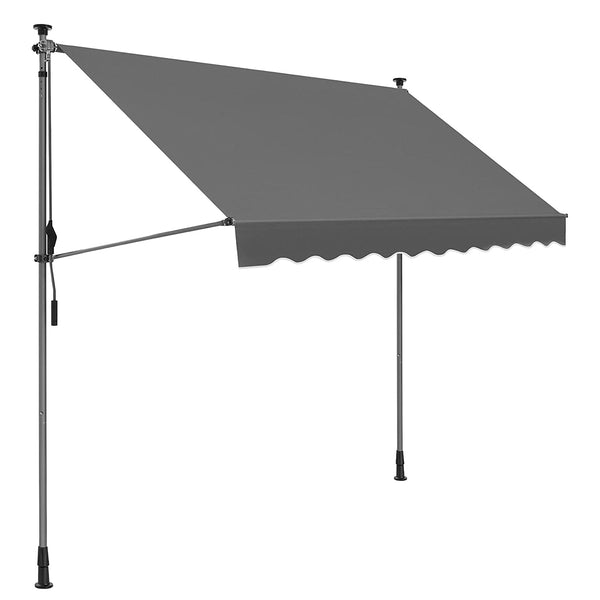 SONGMICS Upínacia markíza 350 x 130 cm, antracit