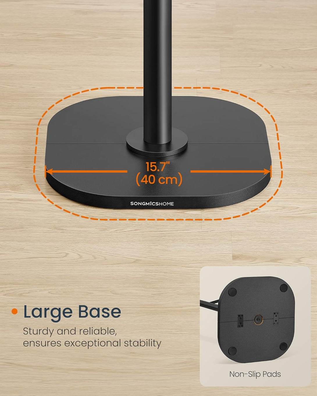 SONGMICS kaktusz alakú ruhafogas állvány, 175,3 cm magas, fekete tintaszínben-Vashome.sk