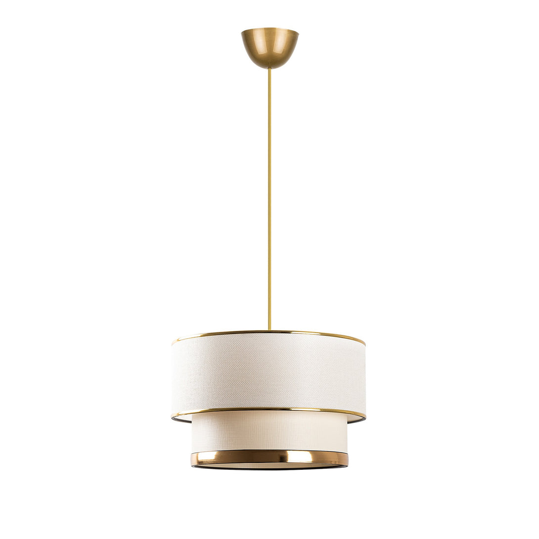 Závesná lampa, Cake - Cream, Gold-Vashome.sk