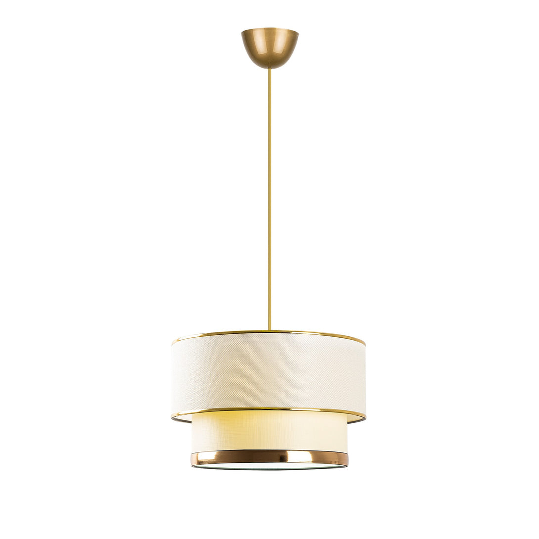 Závesná lampa, Cake - Cream, Gold-Vashome.sk