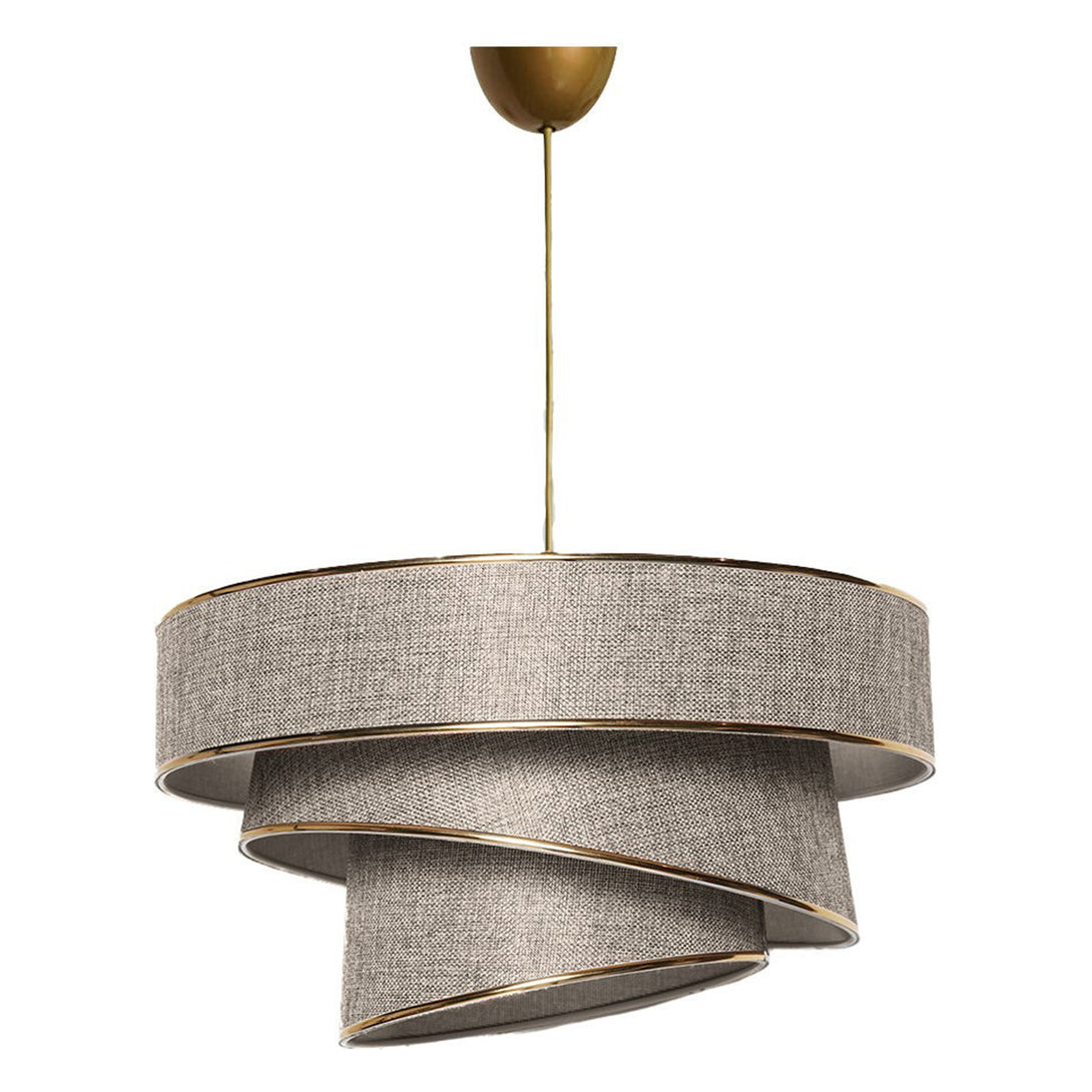 Závesná lampa, Couper - Beige, Gold-Vashome.sk