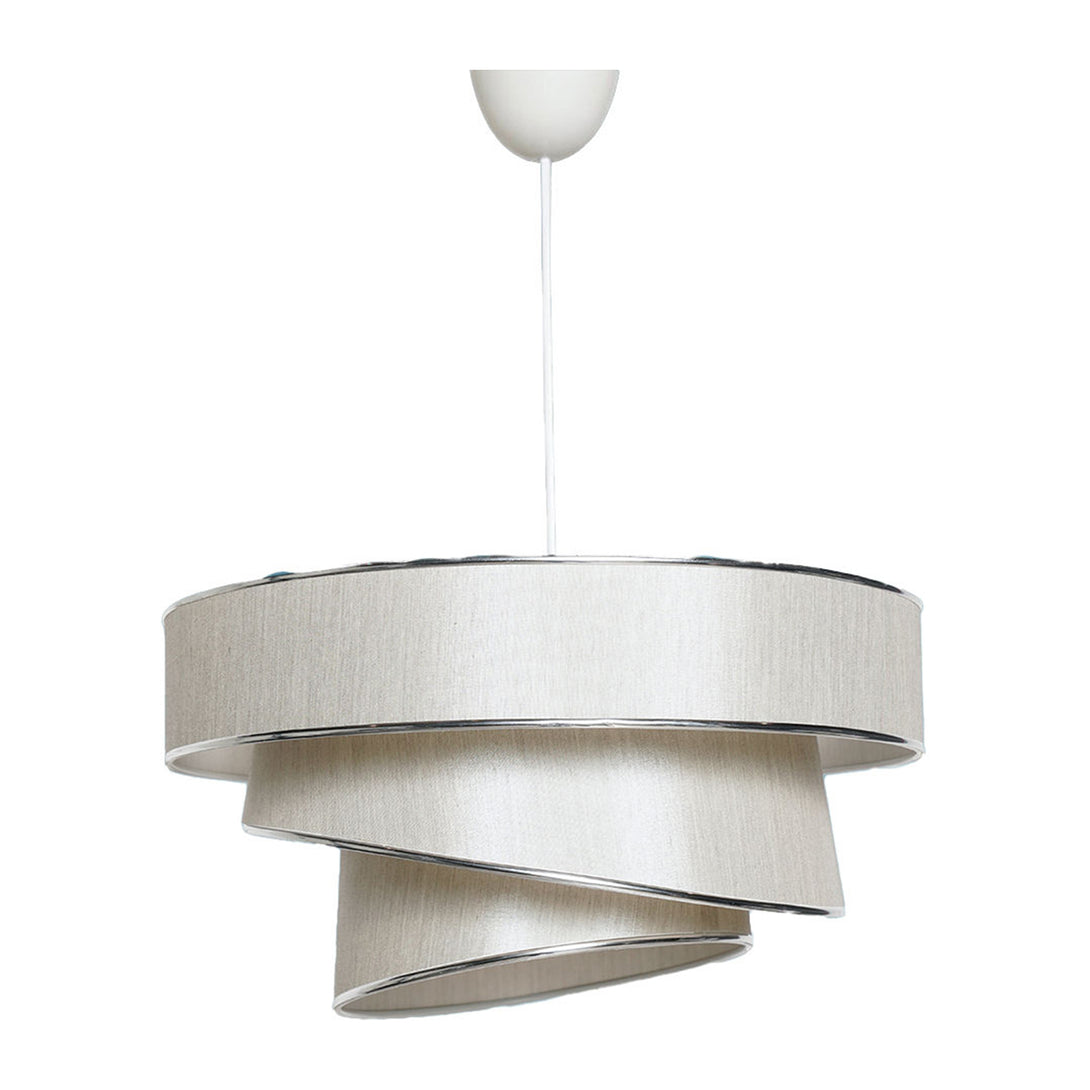 Závesná lampa, Couper - Beige, Silver-Vashome.sk
