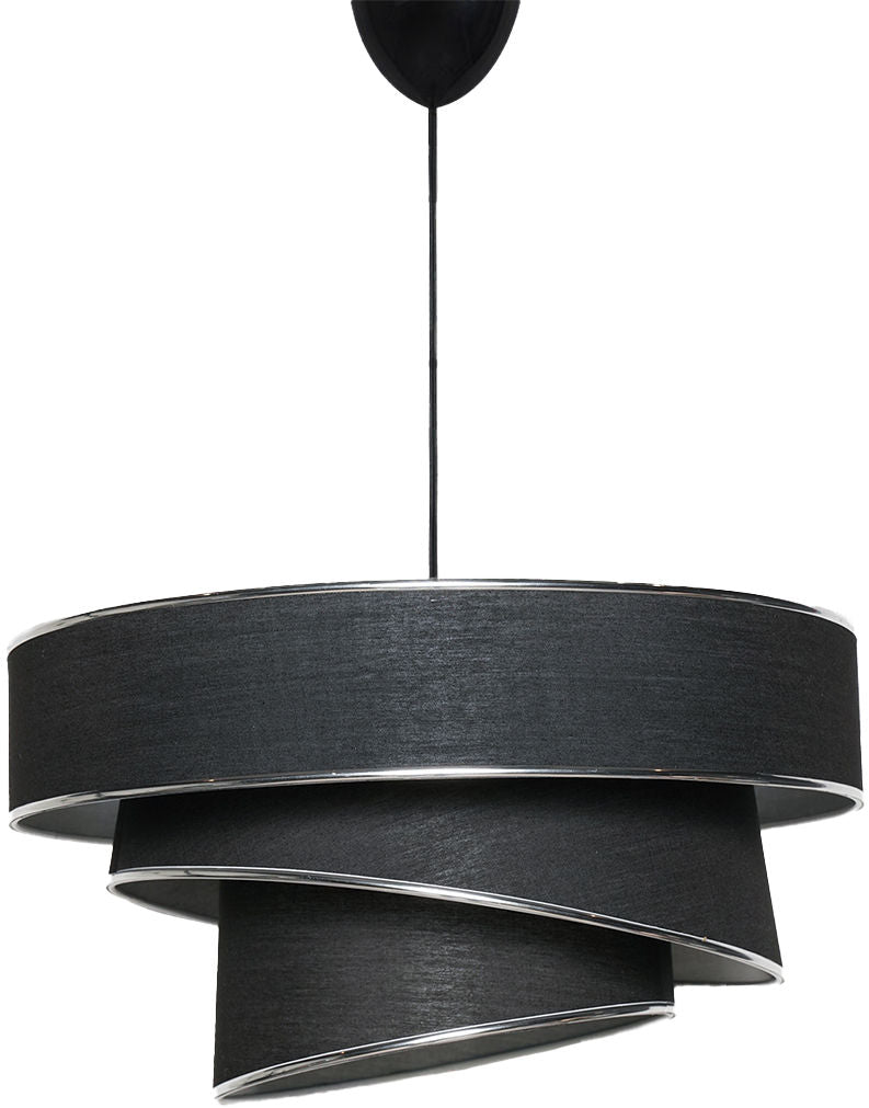 Závesná lampa, Couper - Black, Silver-Vashome.sk