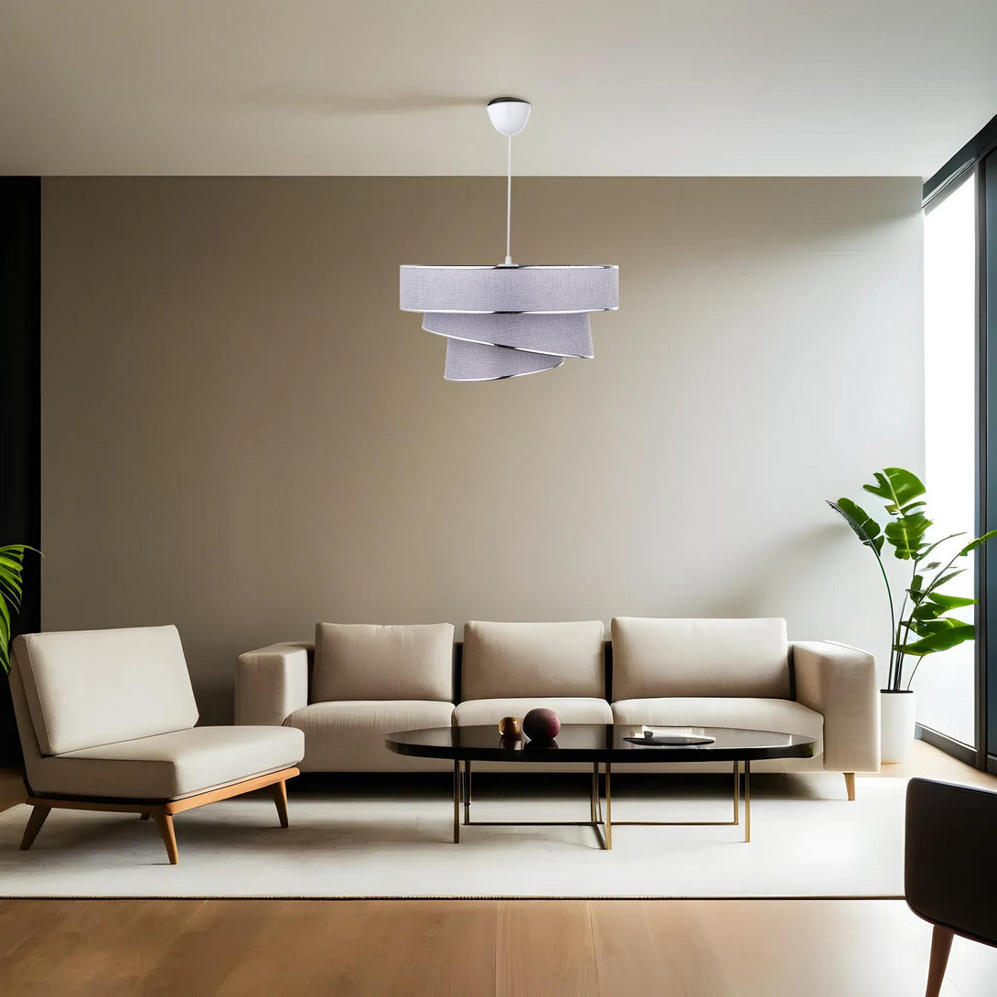 Závesná lampa, Couper - Grey, Silver-Vashome.sk