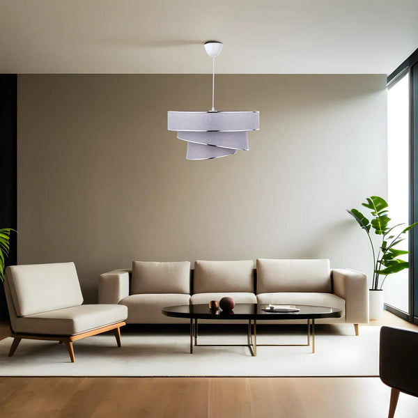 Závesná lampa, Couper - Grey, Silver-Vashome.sk