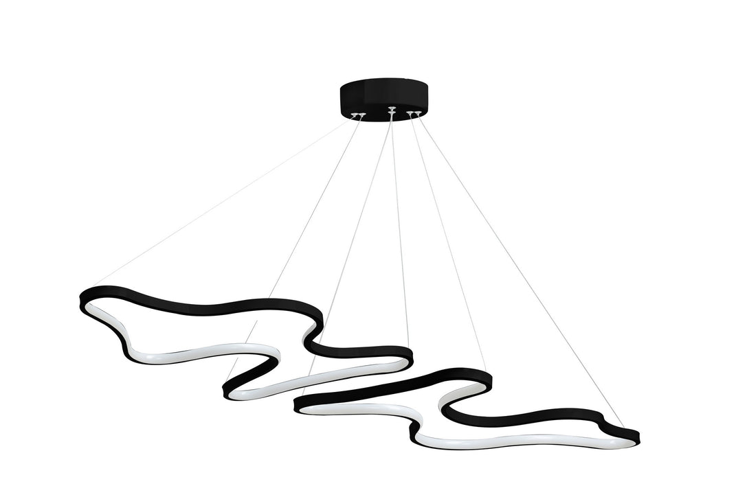 Závesná lampa, Duple Artisan - Black Body, White Light-Vashome.sk