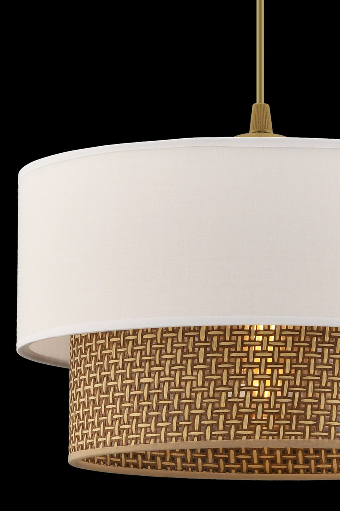 Závesná lampa, Echo - Beige, White-Vashome.sk