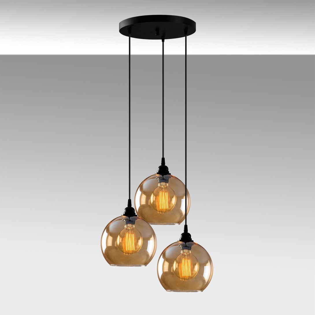 Závesná lampa, Gold - 021-Vashome.sk