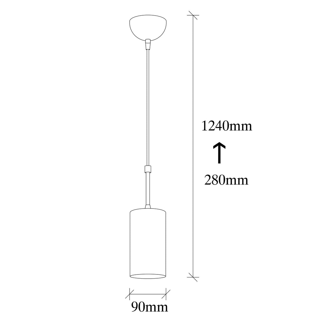 Závesná lampa, Kem - 6396-Vashome.sk