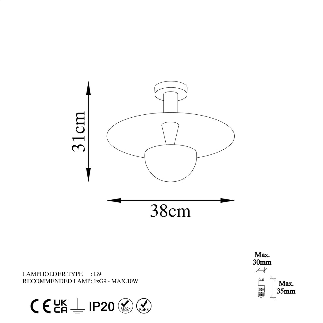 Závesná lampa, Kurt - 13354-Vashome.sk