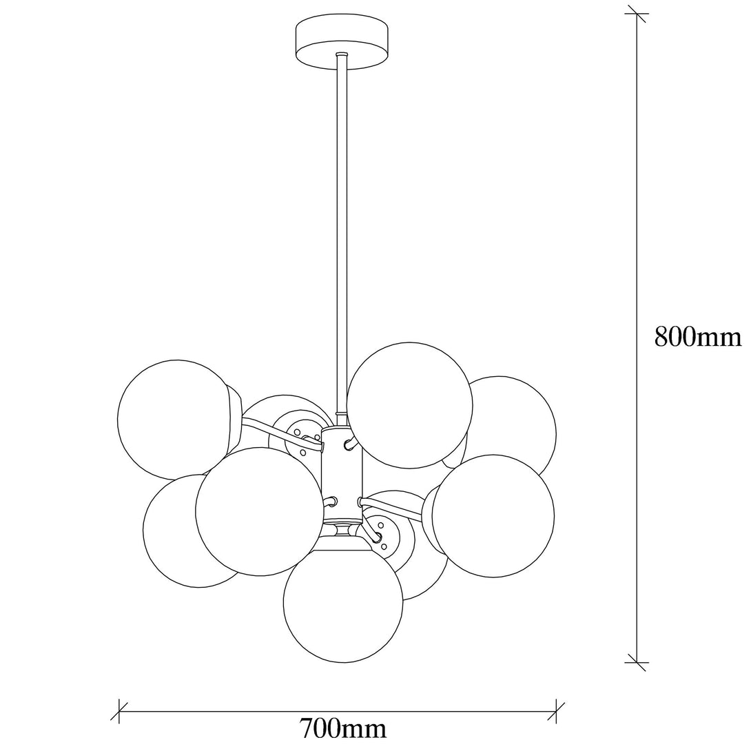 Závesná lampa, Mudoni - MR - 836-Vashome.sk