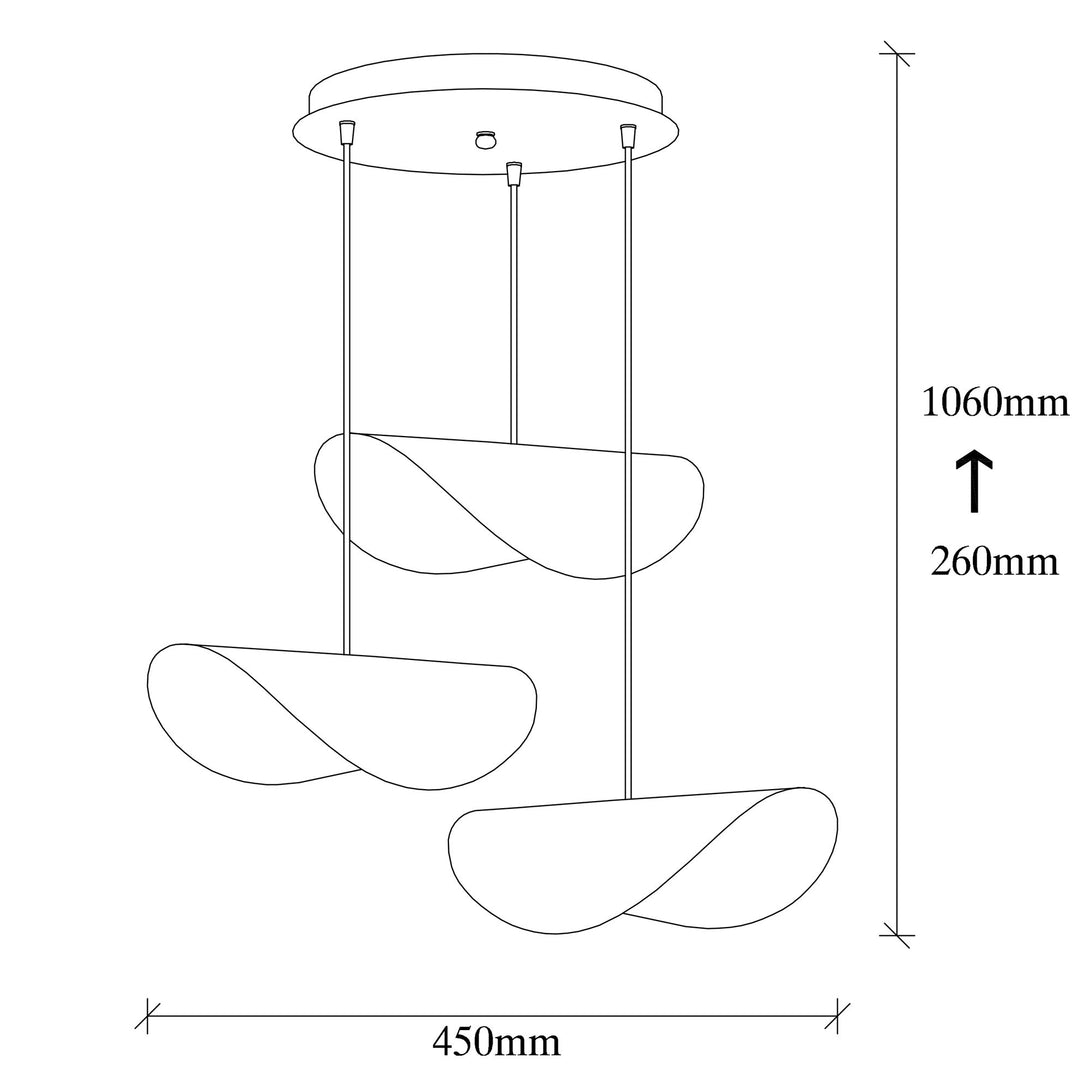 Závesná lampa, Sivani - MR - 964-Vashome.sk