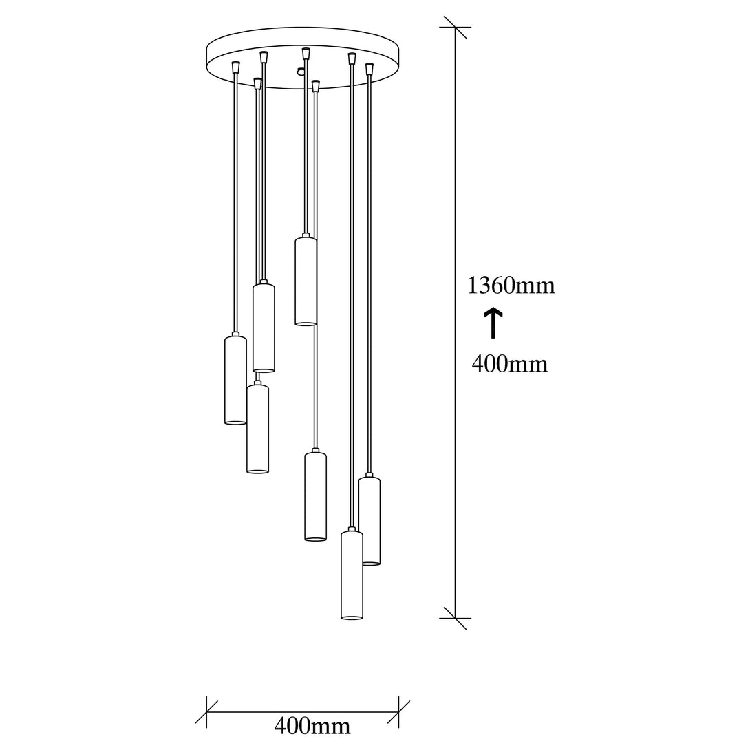 Závesná lampa, Tempo - 6032-Vashome.sk