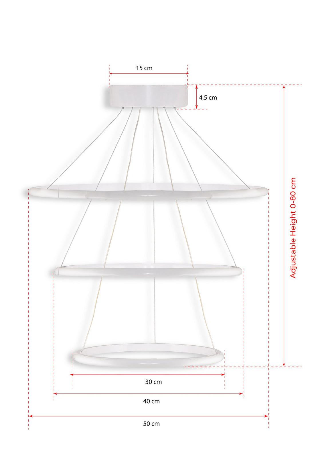 Závesná lampa, Ursae White-White Light-Vashome.sk