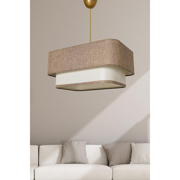 Závesná lampa, Varianza - Cream, Beige-Vashome.sk