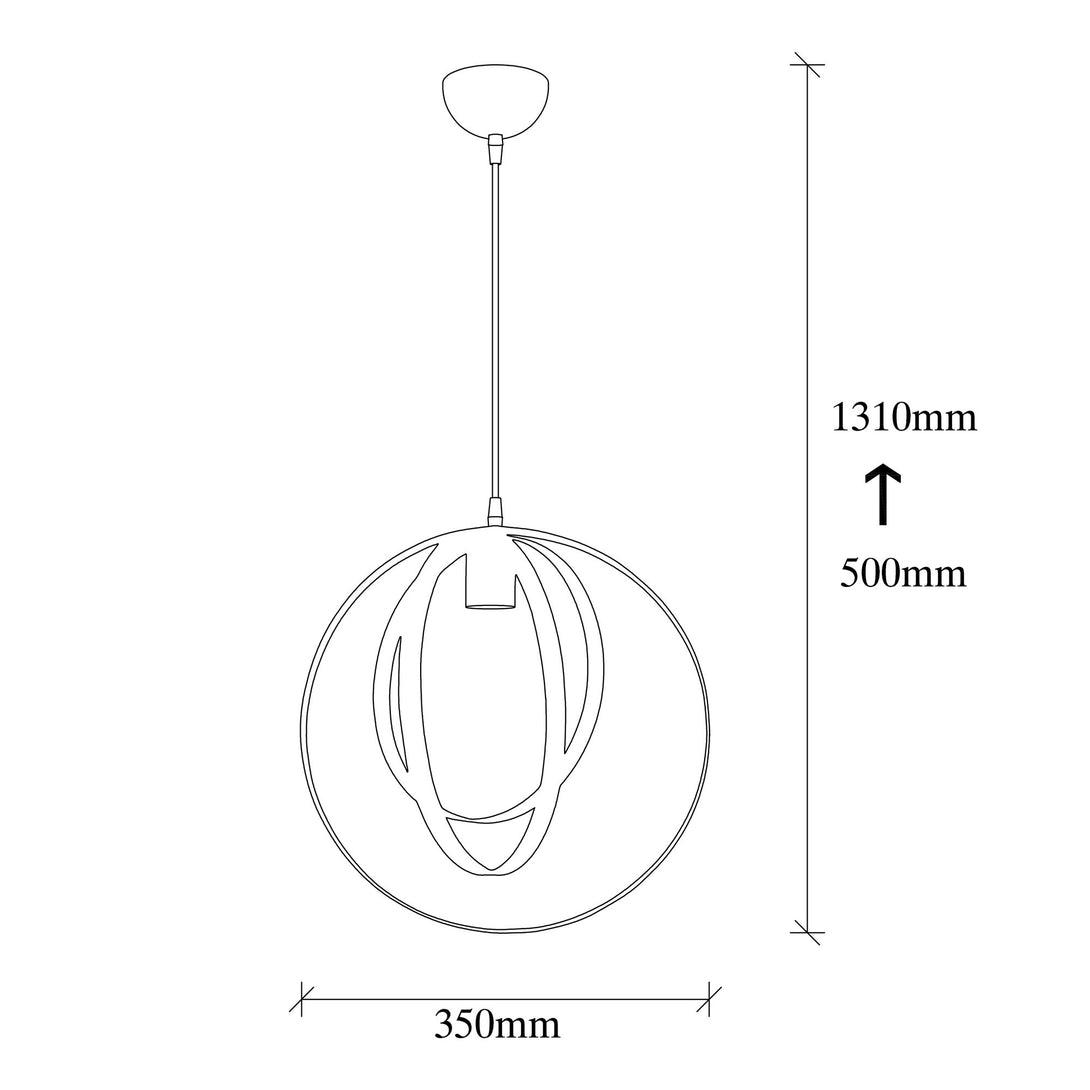 Závesná lampa, Vaveyla - 446-S-Vashome.sk