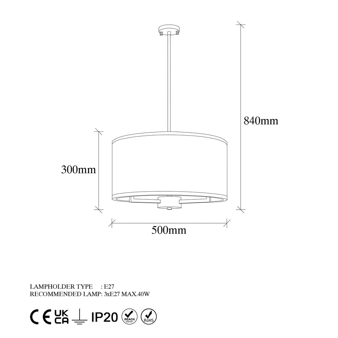 Závesná lampa, Way - 11650-Vashome.sk