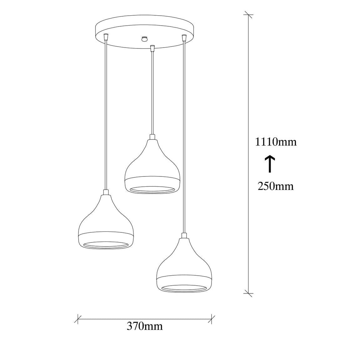 Závesná lampa, Yıldo - 6871-Vashome.sk
