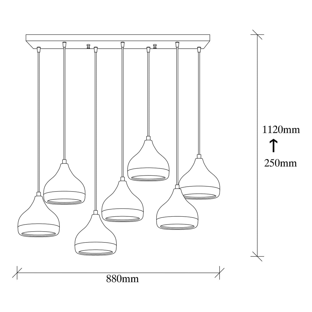 Závesná lampa, Yıldo - 6894-Vashome.sk