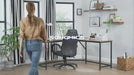 Ergonomická Gamer stolička, kancelárska stolička, modrá | SONGMICS