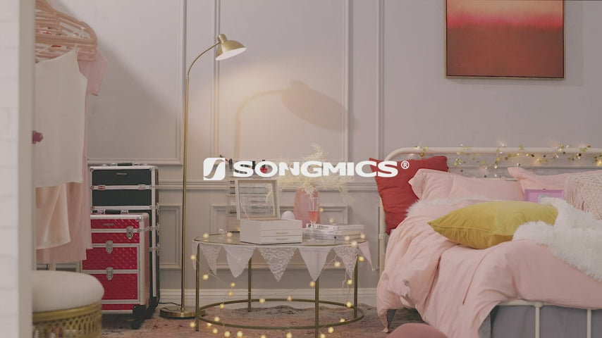 Cestovný kufor na make-up a kozmetiku 7v1, čierny | SONGMICS