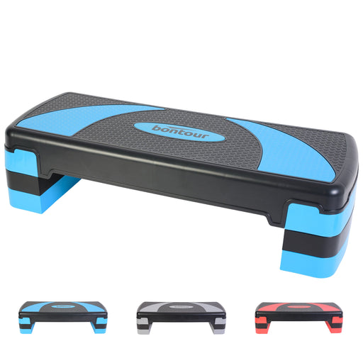 BONTOUR Aerobic step mostík veľký, čierny/modrý-Vashome.sk