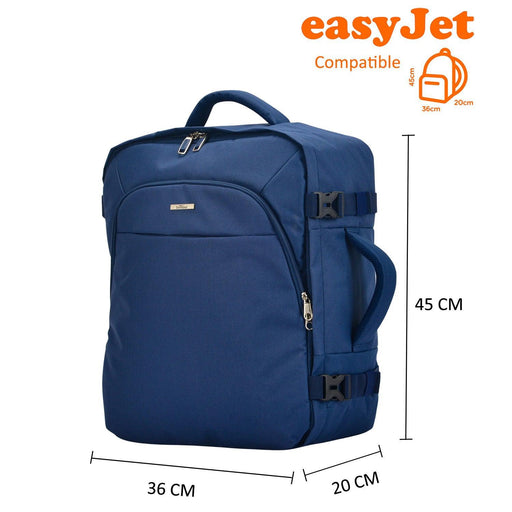 BONTOUR AIR Cestovný batoh, EasyJet rozmer 45x36x20 cm, Modrá-Vashome.sk