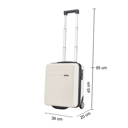 BONTOUR CabinOne EASYJET Kabínový kufor v bielej farbe (45x36x20 cm)-Vashome.sk