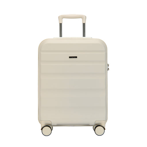 Bontour "HORIZONTAL" 4 kolieskový kufor s TSA zámkom, 55x40x20 cm, slonovinová biela-Vashome.sk